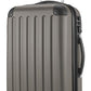 HAUPTSTADTKOFFER Spree - Hartschalen-Koffer Koffer Trolley Rollkoffer Reisekoffer, TSA, Hand Luggage, 75 cm, 128 liters, Black (Graphite)