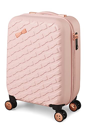 Ted Baker Women's Belle Fashion Lightweight Hardshell Spinner Luggage, Pink, Carry-On 21-Inch, Luggage