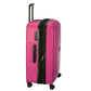 DELSEY PARIS - BELMONT PLUS - Large Rigid Suitcase extendable - 76x52x34cm - 110 liters - L - Raspberry
