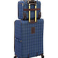 LONDON FOG Brentwood II 15" 2-Wheel Under The Seat Bag, Blue, Carry Inch, Blue, Carry-On 15-Inch, Brentwood Ii 15" 2-Wheel Under The Seat Bag