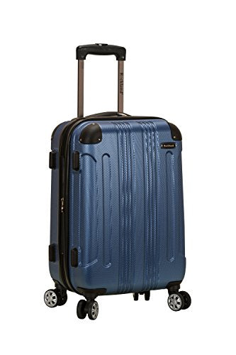 Rockland London Hardside Spinner Wheel Luggage, Blue, Carry-On 20-Inch, London Hardside Spinner Wheel Luggage