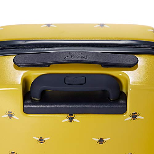Joules Botanical Bee Hard Case Trolley Travel Luggage Case 4-Wheel, Small