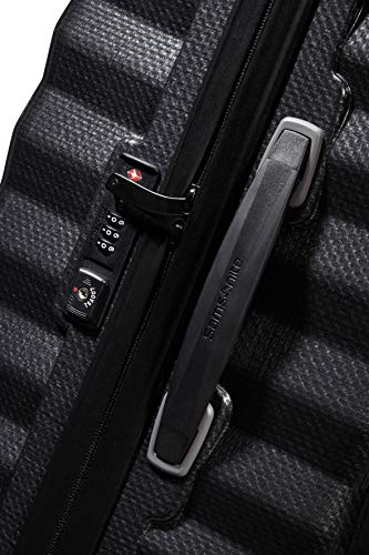 Samsonite Lite-Shock - Spinner S Hand Luggage, 55 cm, 36 Litre, Black (Black)