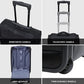Flight Knight 55x40x20cm Ryanair Maximum Size Carry On Priority Hand Luggage Case Approved & Tested - 2 Wheels - Ultra Lightweight Durable Soft Case Textile Cabin Suitcase