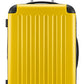 HAUPTSTADTKOFFER - Spree - Set of 3 Hard-side Luggages Glossy Suitcase Hardside Spinner Trolley Expandable (S, M & L) TSA, Yellow