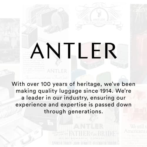 ANTLER - Large Suitcase - Brixham Luggage - Size Large Navy - 88L, Super Lightweight Suitcase - Carry On Suitcase for Travel & Holidays with 4 Wheels - Expandable Zip & Pockets - TSA Approved Locks