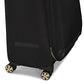 Ted Baker Luggage Albany ECO Collection, Lightweight 4 Wheel Spinner Suitcase with Gold Hardware, Medium, Black