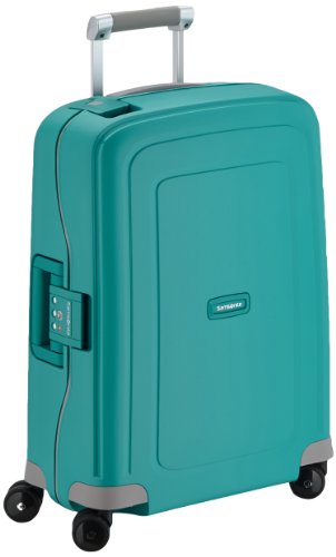 Samsonite S'Cure - Spinner S Hand Luggage, 55 cm, 34 L, Blue (Aqua Blue)