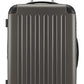 HAUPTSTADTKOFFER Spree - Hartschalen-Koffer Koffer Trolley Rollkoffer Reisekoffer, TSA, Hand Luggage, 75 cm, 128 liters, Black (Graphite)