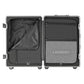 PRIMICIA GinzaTravel New Classic Aluminum Frame Fashion Bright Color Suitcase with TSA Lock No Zipper（Colorful Series）, Milky White, Checked-Large 28", New Classic Aluminum Frame Fashion Bright Color