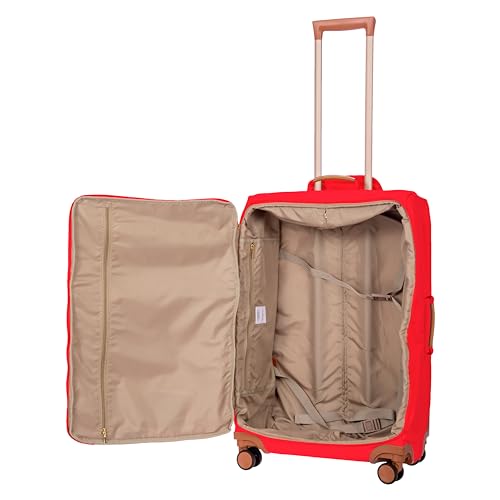 Bric's X-Bag Large Spinner with Frame - 27 Inch - Suitcases with Wheels - Checked Luggage, Geranium