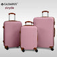 CALDARIUS Suitcase Set – Combination Lock, Travel Bag – Cabin/Carry On and Hold Luggage-Lightweight, Hard Shell, (Rose, Cabin 20'' X 2)