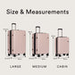 ANTLER - Cabin Suitcase - Stamford Luggage - 54x40x20 Cabin, Putty - Hand Luggage with 4 Spinner Wheels, Removable Packing Divider & USB Port - Lightweight Suitcase for Travel - TSA Approved Locks
