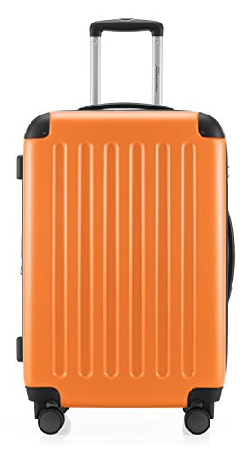 HAUPTSTADTKOFFER Spree - Hartschalen-Koffer Koffer Trolley Rollkoffer Reisekoffer, TSA, Hand Luggage, 65 cm, 82 liters, Orange