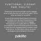 paklite 4-wheel carry-on soft luggage suitcase cabin size S, TSA lock, DERBY luggage series: stylish trolley in two-tone look, 55cm, 41 litres