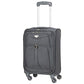 Flight Knight Lightweight 4 Wheel 800D Soft Case Suitcases Maximum Size for Virgin Atlantic, Delta Airlines Cabin Carry On Hand Luggage Approved for 67 Airlines Including easyJet, BA & Many More!