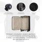 ANTLER - Large Suitcase - Brixham Luggage - Size Large Black - 88L, Super Lightweight Suitcase - Carry On Suitcase for Travel & Holidays with 4 Wheels - Expandable Zip & Pockets - TSA Approved Locks