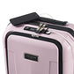 Ted Baker Flying Colours Small Trolley Spinner Suitcase with Front Pocket and USB Smart Feature, Blush Pink
