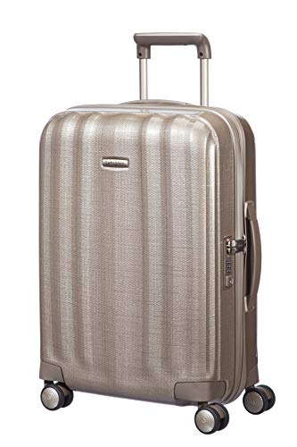 Samsonite Lite-Cube - Spinner S Hand Luggage, 55 cm, 36.5 Litre, Beige (Ivory Gold)