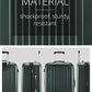 HAUPTSTADTKOFFER - Alex - Luggage Suitcase Hardside Spinner Trolley 4 Wheel Expandable, 65cm, TSA, dark green