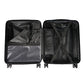 Cabin Max Anode Cabin Suitcase 55x40x20 Built in Lock, Lightweight, Hard Shell, 4 Wheels, Suitable for Ryanair, Easyjet, Jet 2 Paid Carry on (Arctic White, 55 x 40 x 20 cm)