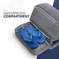 Lugg Hand Cabin Bag - Polyester Travel Bag, 40 x 20 x 25 cm, Suitable Hand Luggage for Worldwide Airlines - Lockable Zipper, Quick Access Zip Pocket with Adjustable Shoulder Strap and Handle (Grey)