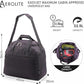 Aerolite 56x45x25 + 45x36x20 easyJet Plus/Flexi/Extra Legroom/Up Front/Large Cabin Maximum Allowance Lightweight Carry On Hand Cabin Luggage Set Bundle (Suitcase + Holdall)