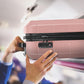 Lugg Jetset Lightweight Travel Cabin Bag Luggage Set, Carry-on Approved Suitcase, ABS Shell Protection, Water Resistant & Secure Locking System - Easyjet, British Airways, TUI & More
