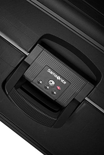 Samsonite S'Cure - Spinner S Hand Luggage, 55 cm, 34 L, Black (Black)