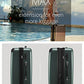 HAUPTSTADTKOFFER - Alex - Luggage Suitcase Hardside Spinner Trolley 4 Wheel Expandable, 65cm, TSA, dark green