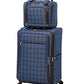 LONDON FOG Brentwood II 15" 2-Wheel Under The Seat Bag, Blue, Carry Inch, Blue, Carry-On 15-Inch, Brentwood Ii 15" 2-Wheel Under The Seat Bag