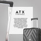 ATX Luggage Large Suitcase Expandable Super Lightweight Durable ABS Hard Shell Suitcase with 4 Dual Spinner Wheels and Built-in 3 Digit Combination Lock (Black, 28 Inches, 110 Liter)