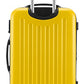 HAUPTSTADTKOFFER - Spree - Set of 3 Hard-side Luggages Glossy Suitcase Hardside Spinner Trolley Expandable (S, M & L) TSA, Yellow