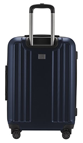 HAUPTSTADTKOFFER - X-Berg - Luggage Suitcase Hardside Spinner Trolley 4 Wheel Expandable, TSA, 75 cm, Darkblue mat