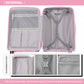 Kono 28 Inch Hard Shell PP Suitcase - Pink