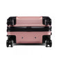 Kono Abs Sculpted Horizontal Design 20 Inch Cabin Luggage - Nude