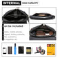 Kono Classic Expanding Messenger Bag - Black