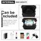 Kono Compact Multi Compartment Cross Body Bag - Black