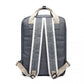 Retro Backpack School Bag Travel Rucksack Laptop Bag Grey