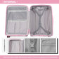 Kono 28 Inch Hard Shell PP Suitcase - Pink