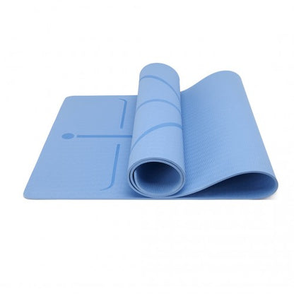 Kono TPE Non-Slip Classic Yoga Mat - Blue