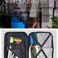 HAUPTSTADTKOFFER Spree - Hartschalen-Koffer Koffer Trolley Rollkoffer Reisekoffer, TSA, Hand Luggage, 65 cm, 82 liters, Red (Rot)