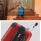 HAUPTSTADTKOFFER Spree - Hartschalen-Koffer Koffer Trolley Rollkoffer Reisekoffer, TSA, Hand Luggage, 65 cm, 82 liters, Red (Rot)