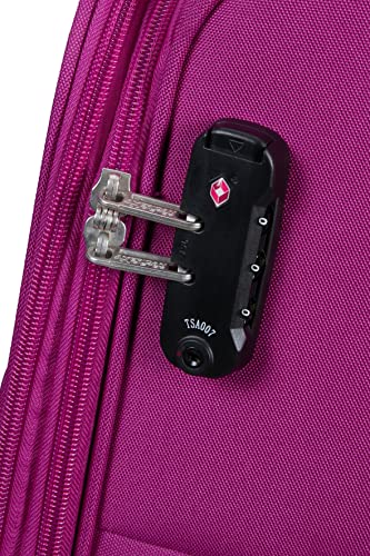 American Tourister Sun Break Suitcase Set 3 Pieces Pink (Fuchsia), Pink (Fuchsia), Standard Size, Luggage Suitcase Set