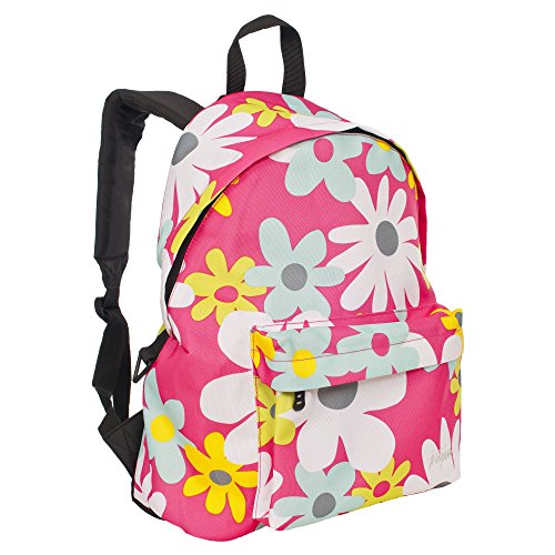 Trespass Kids Unisex Britt School Backpack/Rucksack (16 Litres) (One Size) (Raspberry Pattern)