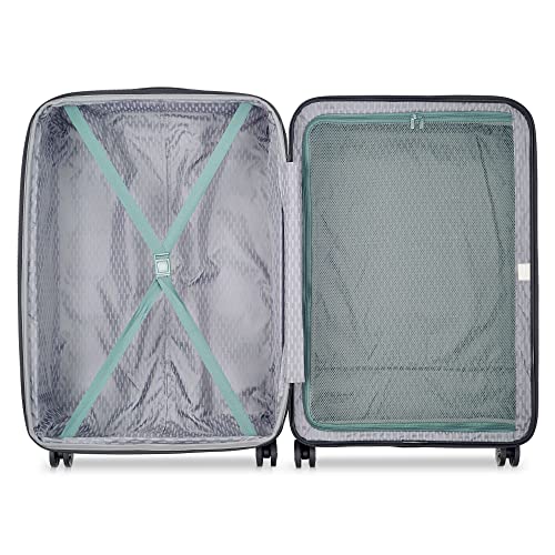 Delsey Paris Expandable Suitcase 4 Double Wheels 77 cm, Adults Unisex