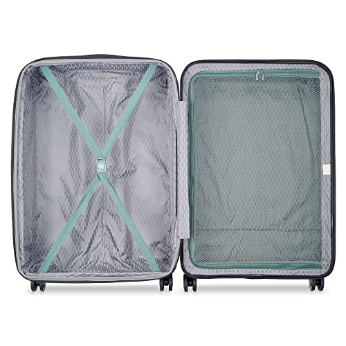 Delsey Paris Expandable Suitcase 4 Double Wheels 77 cm, Adults Unisex