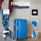 FLYMAX XL 32" Extra Large 4 Wheel Suitcases Spinner Lightweight Luggage ABS Travel Cases