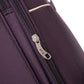 ATX Luggage Medium Suitcase Expandable Durable Lightweight Suitcase with 4 Dual Spinner Wheels and Built-in 3 Digit Combination Lock (Plum/Beige, 25 Inches, 86 Liter)