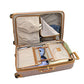 LONDON FOG Chelsea 25" Expandable Spinner, Rose Gold, 25", Chelsea 25" Expandable Spinner